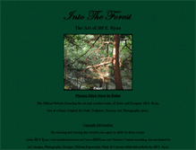 Tablet Screenshot of intotheforest.net
